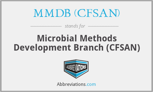 What does MMDB (CFSAN) stand for?